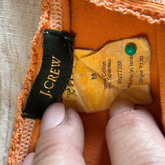 J. Crew Orange Cami Size Medium Summer Staple Beach Wear - Picture 5 of 5